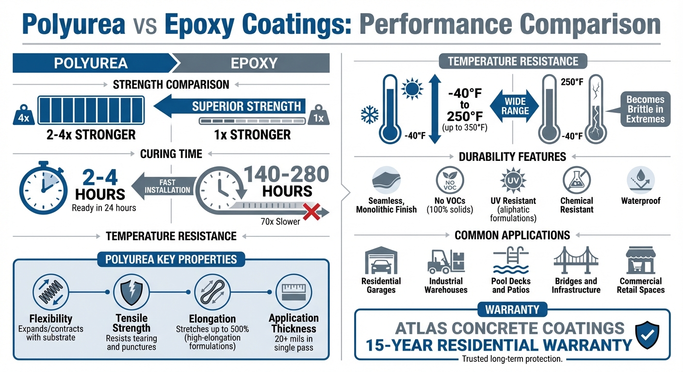 Polyurea vs Epoxy Coatings: Strength and Performance Comparison