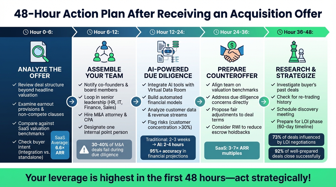 48-Hour Action Plan After Receiving a Business Acquisition Offer