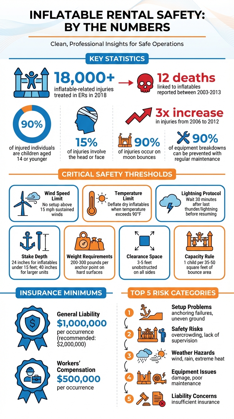 Inflatable Rental Safety Statistics and Key Risk Factors