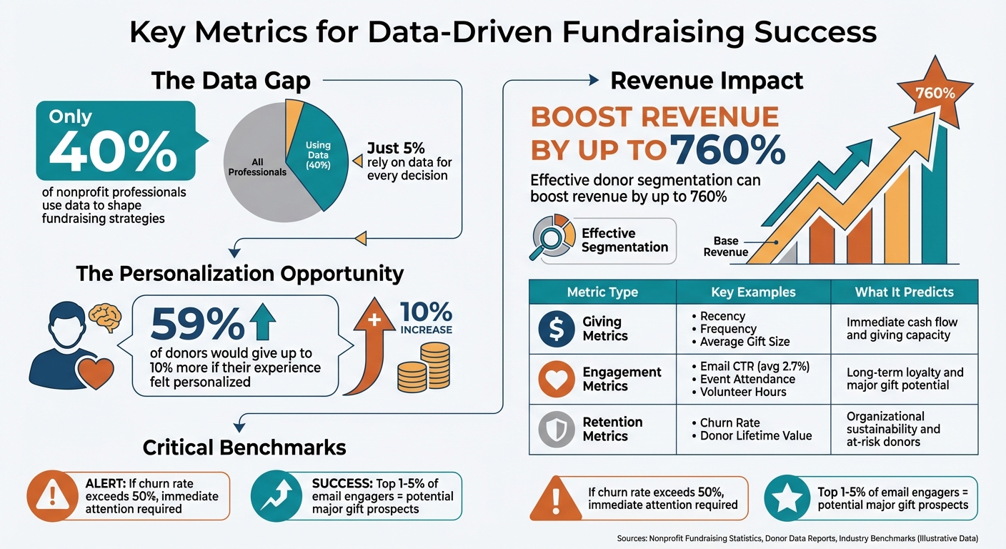 Data-Driven Fundraising Statistics: Impact on Nonprofit Revenue and Donor Retention