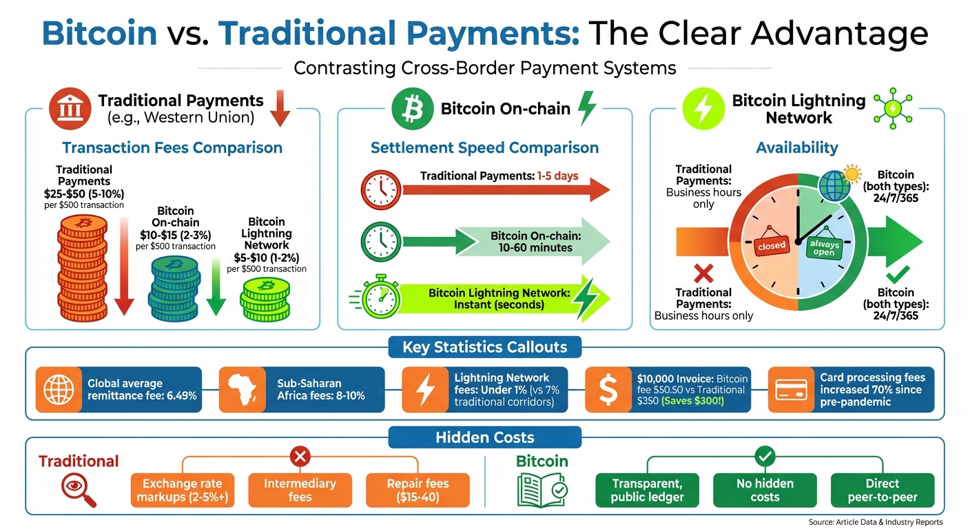 Bitcoin vs Traditional Payment Systems: Cost, Speed & Fee Comparison