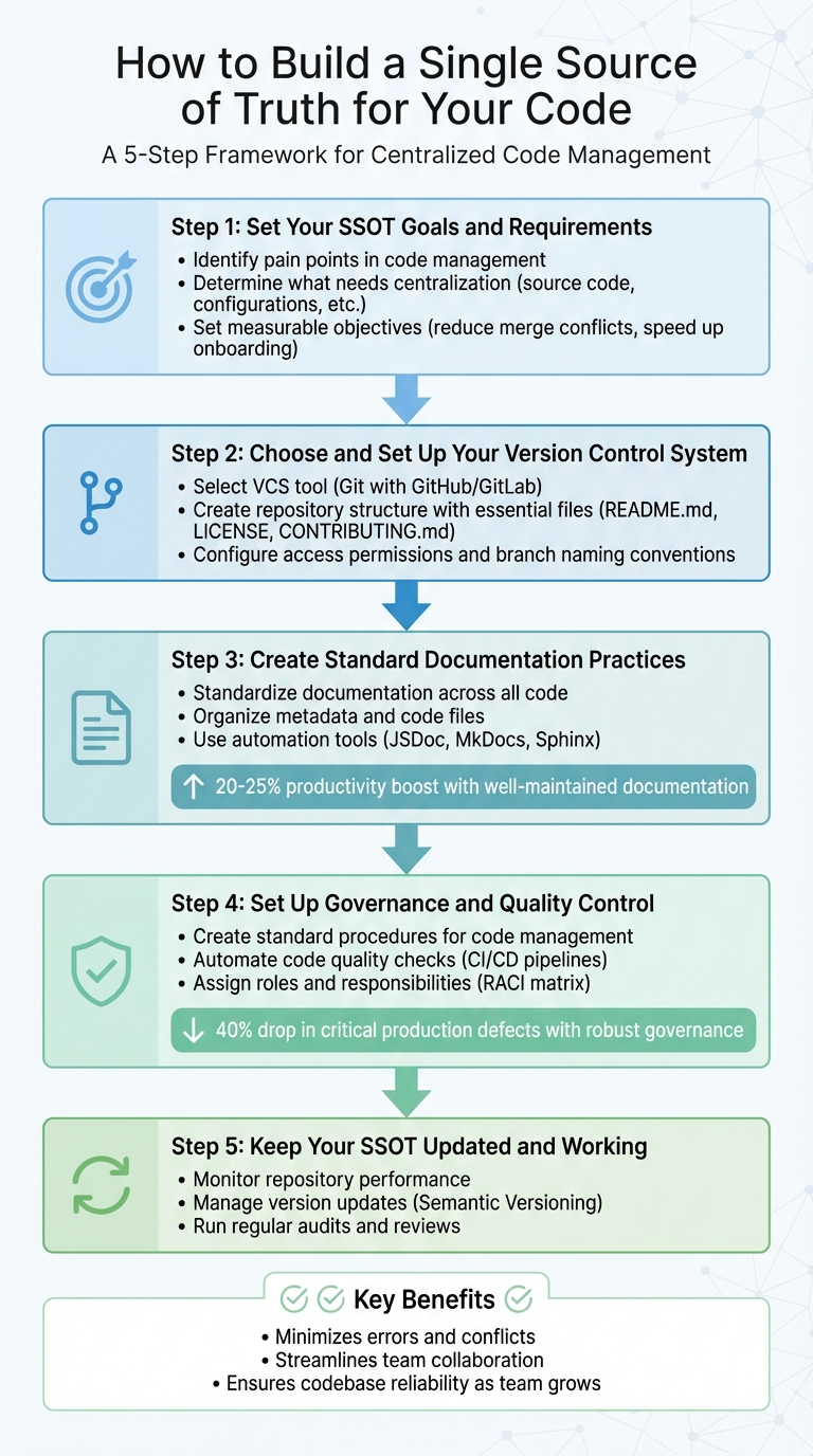 5-Step Process to Build a Single Source of Truth for Your Codebase