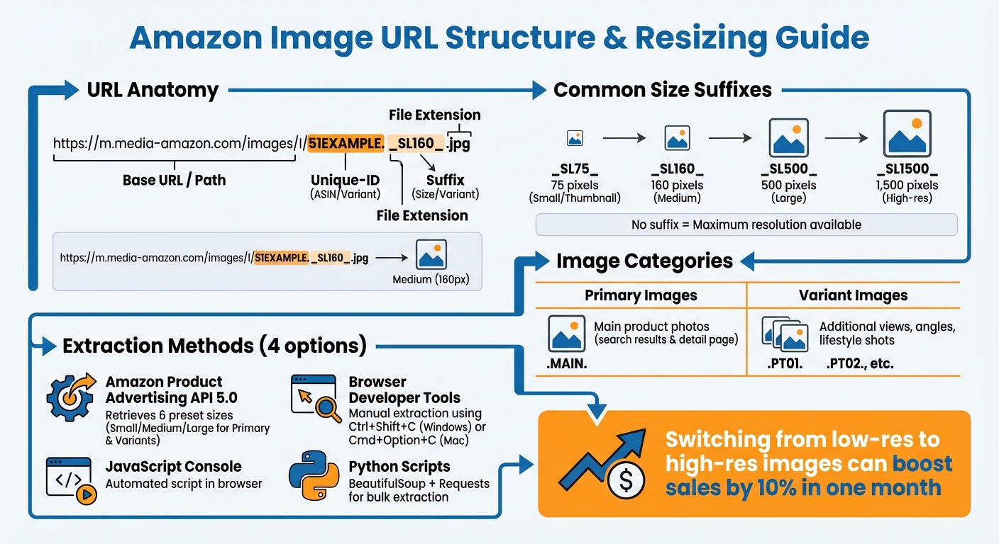 Amazon Image URL Structure and Resizing Guide