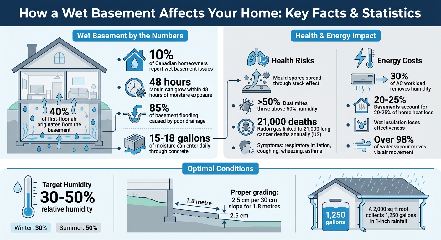 Wet Basement Impact: Health Risks, Energy Costs, and Key Statistics
