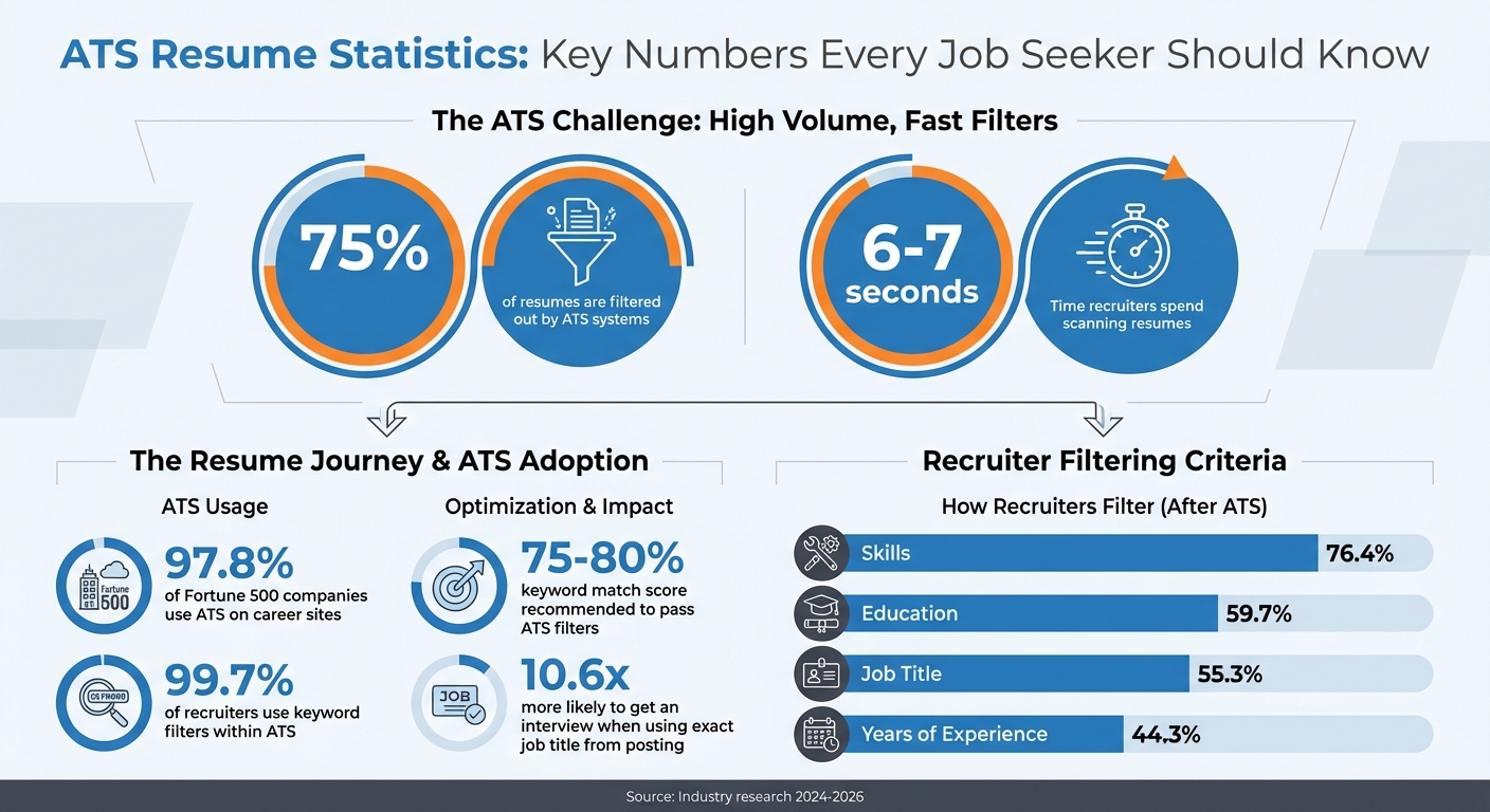 ATS Resume Statistics: Key Numbers Every Job Seeker Should Know