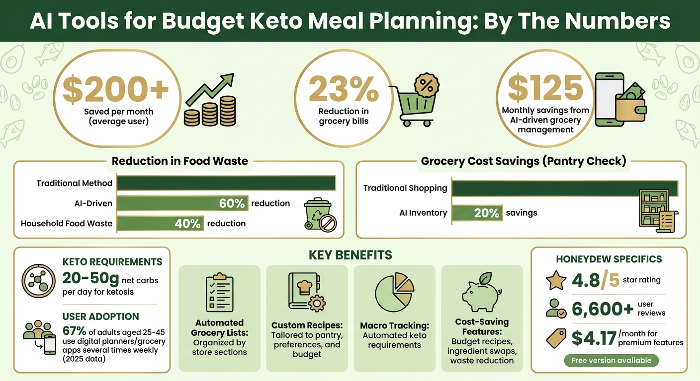 AI Keto Meal Planning Cost Savings and Benefits Statistics