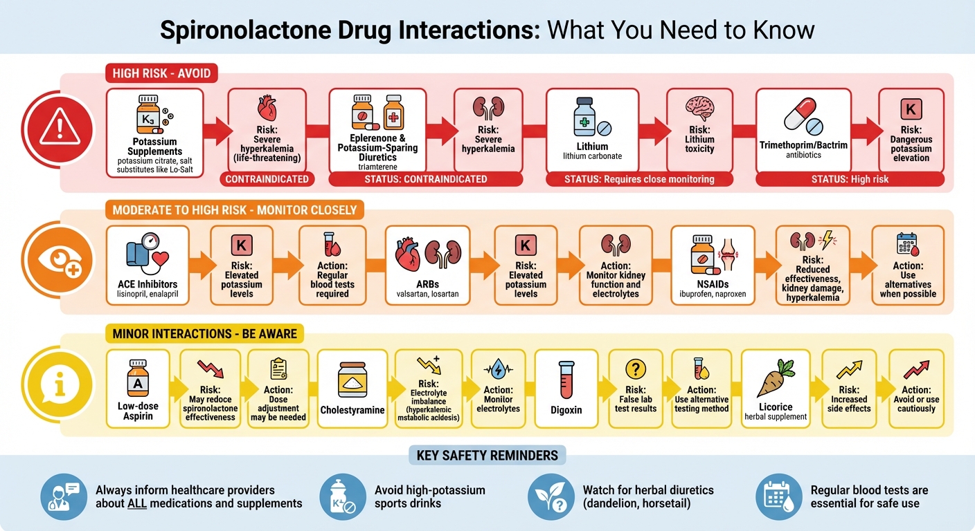 Spironolactone Drug Interactions Risk Levels and Safety Guide