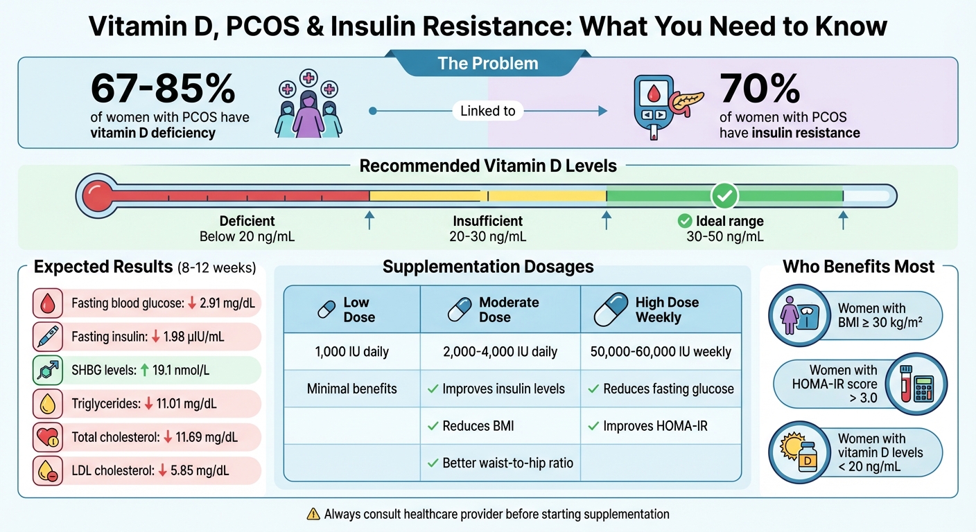 Vitamin D Deficiency and PCOS: Key Statistics and Supplementation Guidelines