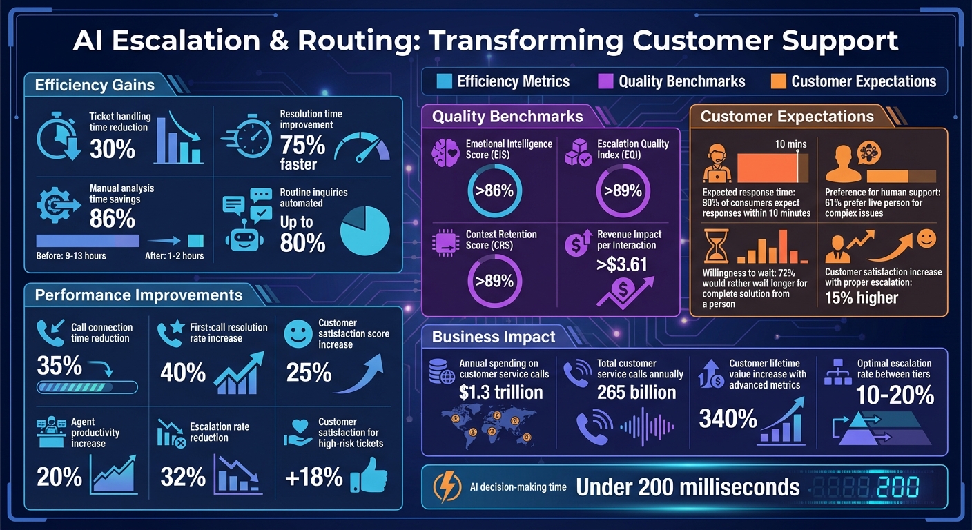 AI Escalation and Routing Impact: Key Performance Metrics and Business Outcomes