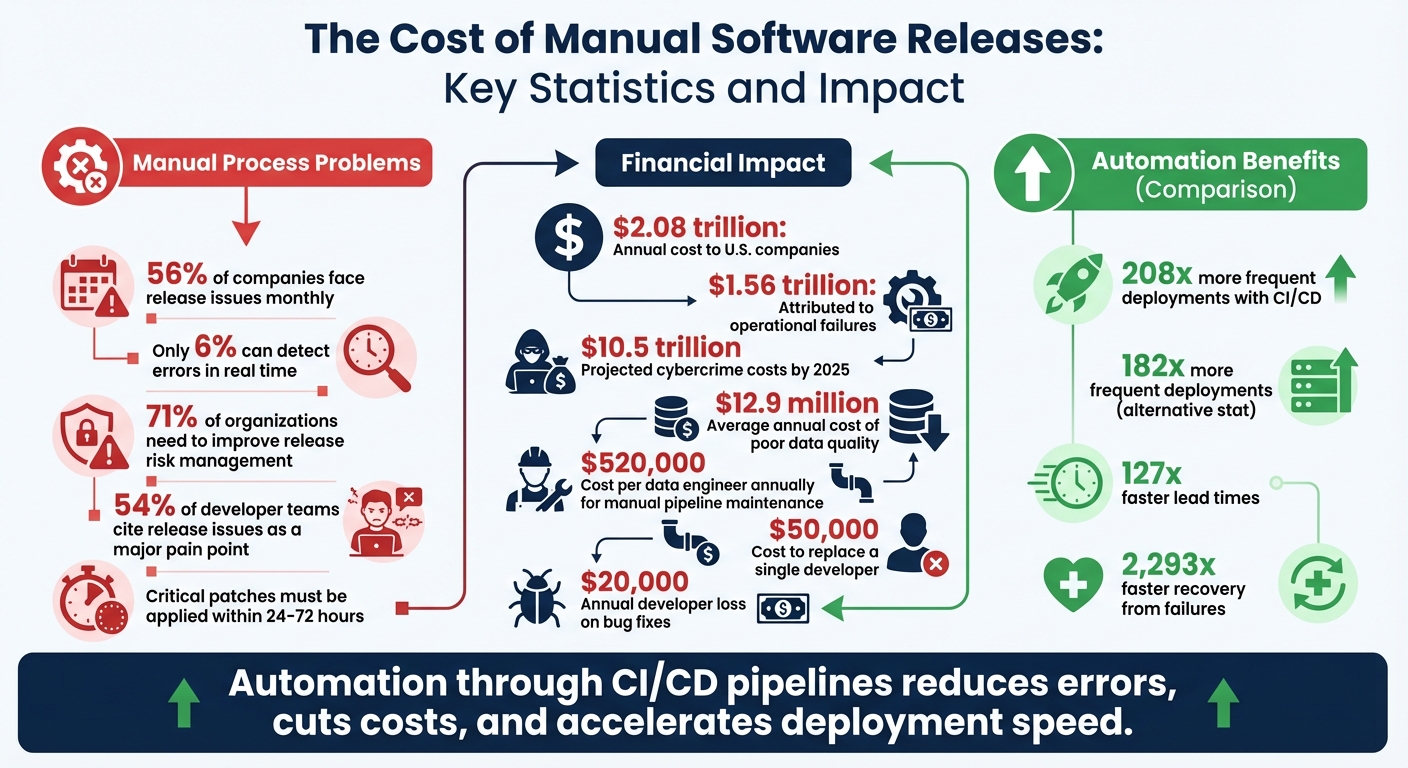 The Cost of Manual Software Releases: Key Statistics and Impact