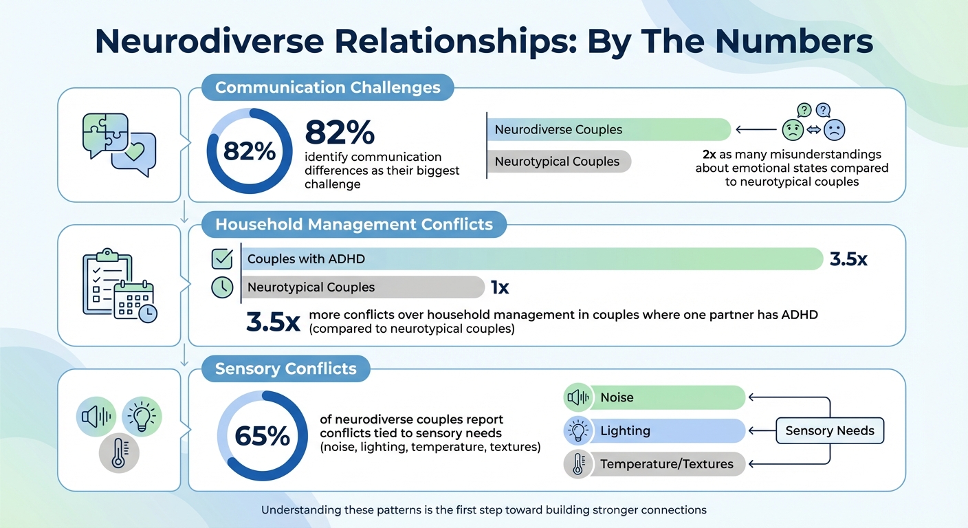 Key Statistics on Neurodiverse Relationship Challenges