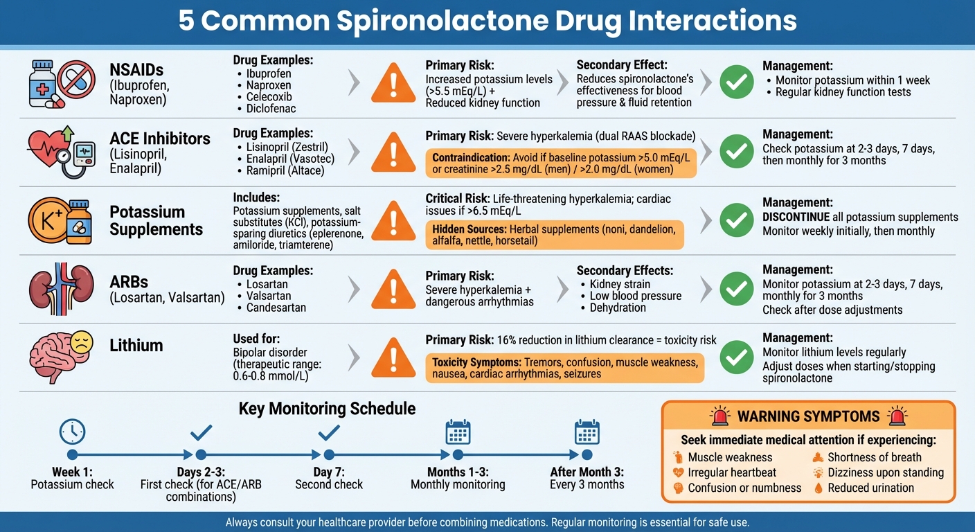 5 Common Spironolactone Drug Interactions: Risks and Management Guide