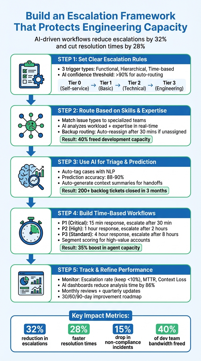 5-Step Escalation Framework to Reduce Engineering Overload