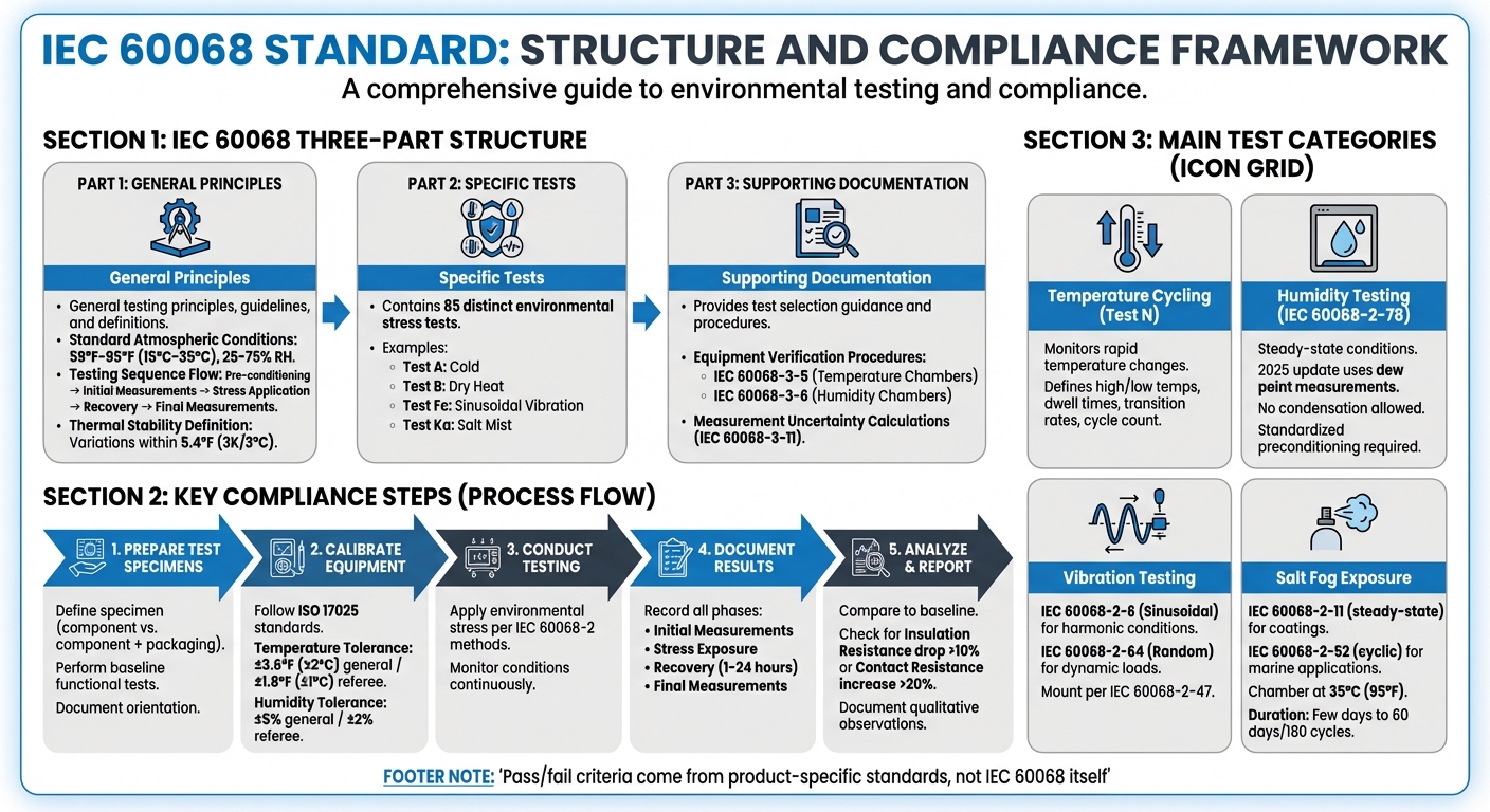 IEC 60068 Standard Structure and Testing Framework Overview