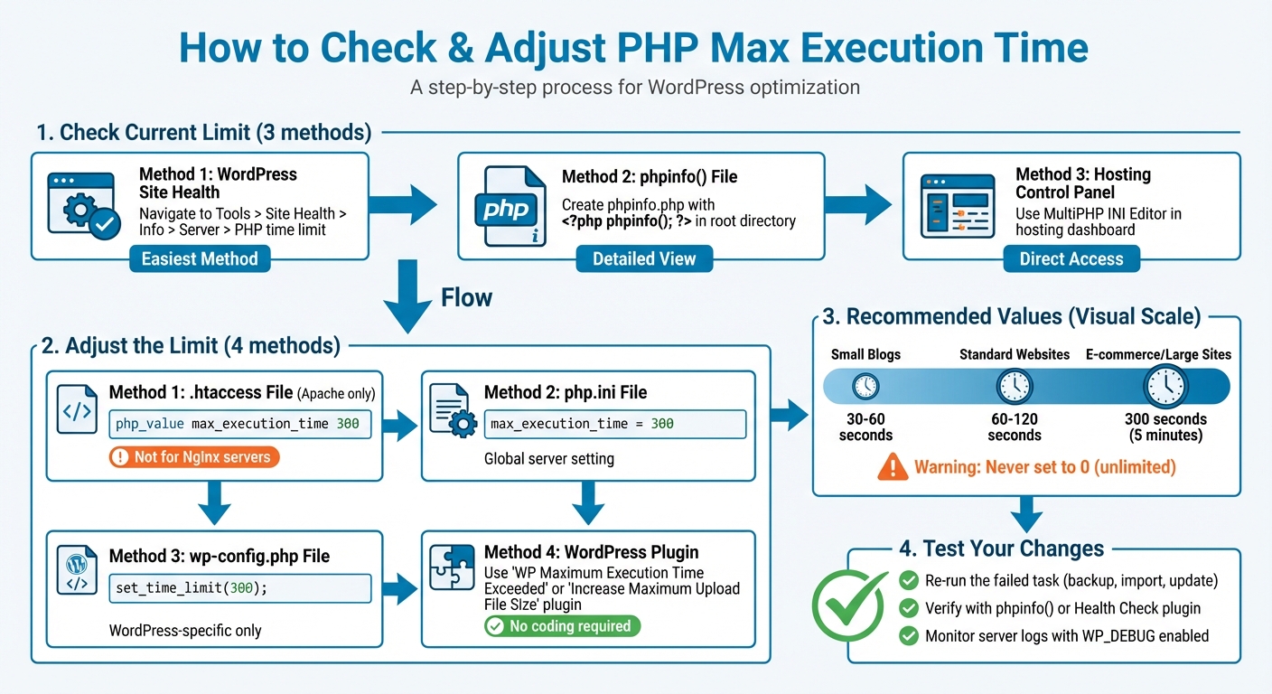 How to Check and Increase PHP Max Execution Time in WordPress