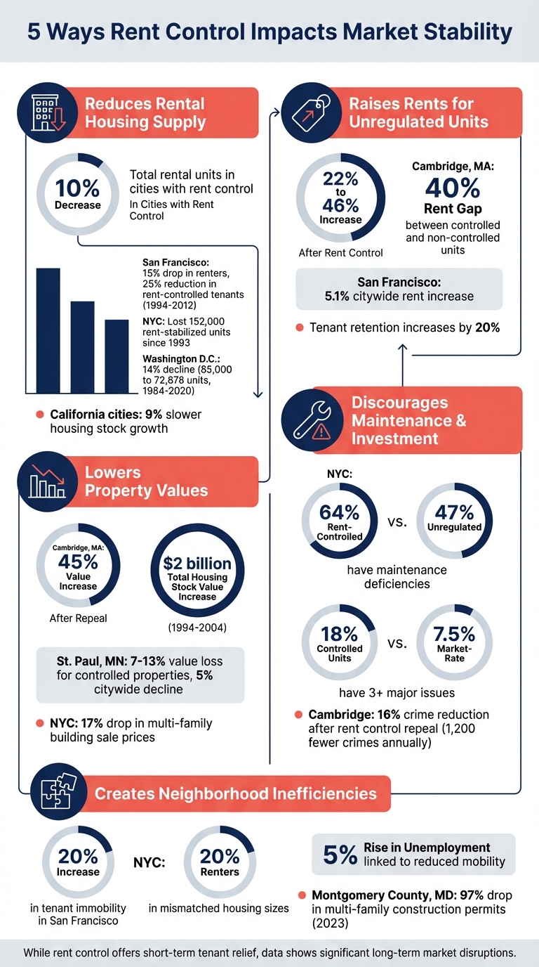 5 Ways Rent Control Impacts Housing Market Stability: Key Statistics
