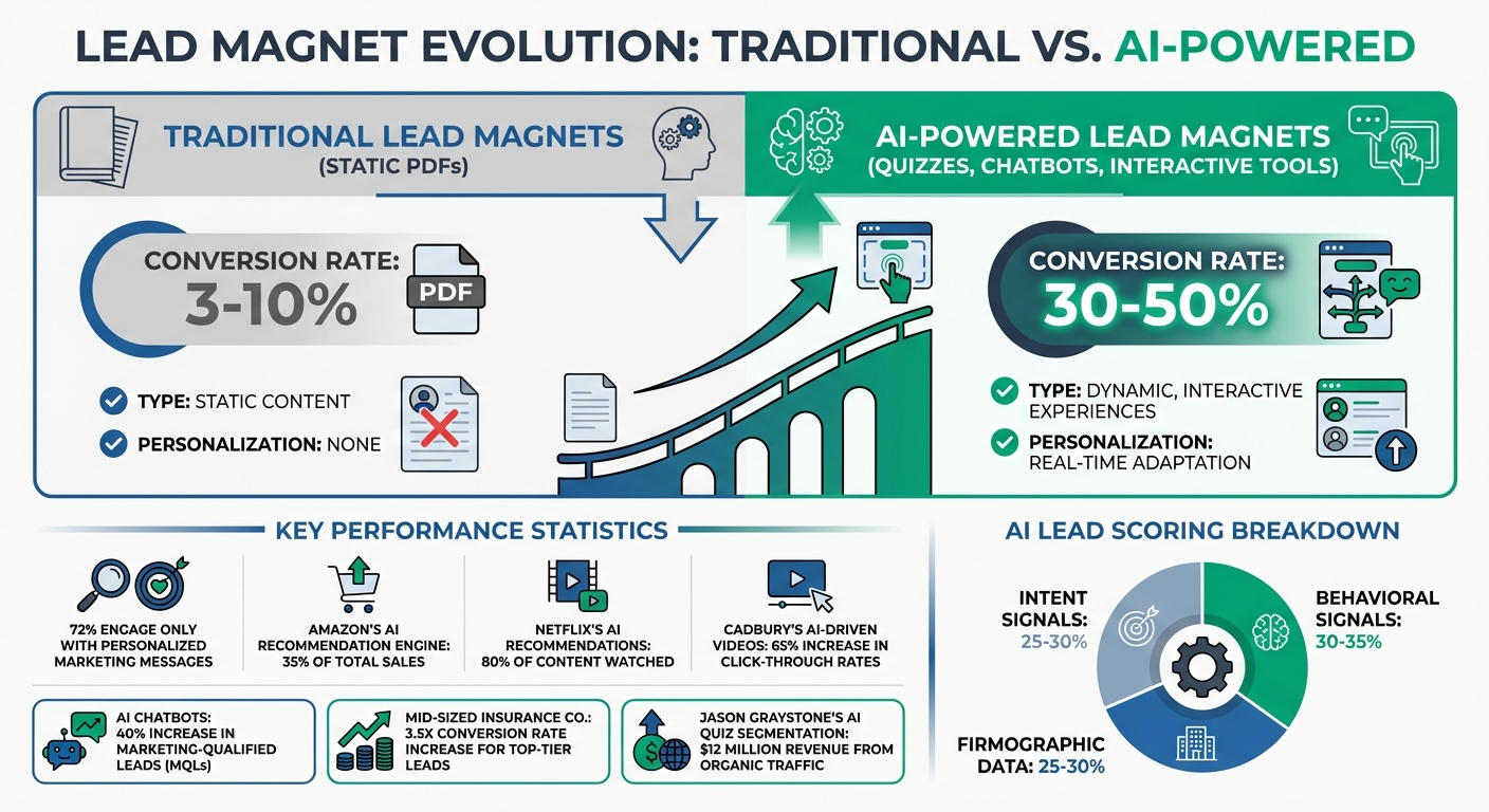 AI-Powered vs Traditional Lead Magnets: Conversion Rate Comparison