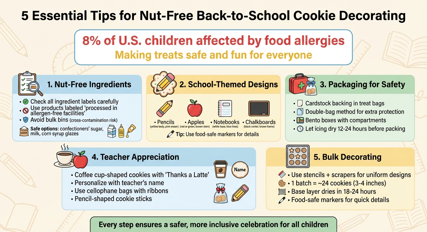 5 Essential Tips for Nut-Free Back-to-School Cookie Decorating