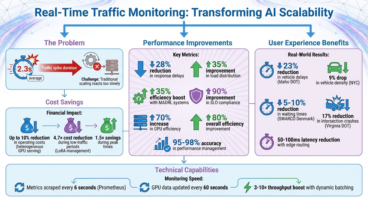 Real-Time Traffic Monitoring Benefits: Performance, Cost, and Efficiency Metrics