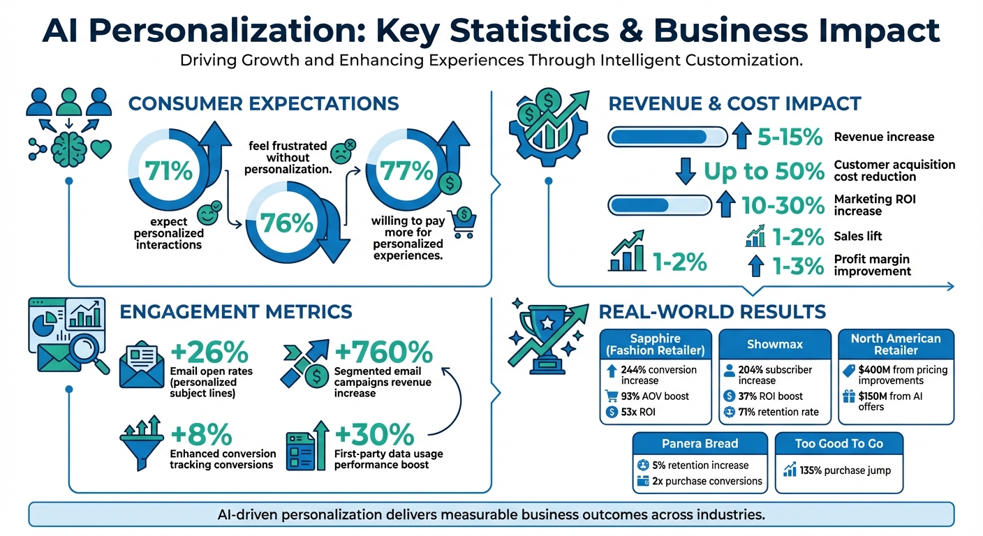AI Personalization Impact: Key Statistics and ROI Metrics
