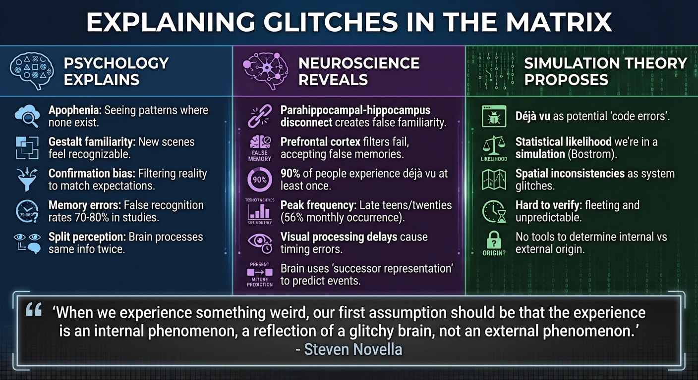 Brain Glitches vs Simulation Theory: Scientific Explanations for Matrix-Like Experiences