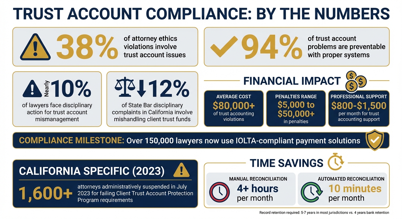 Trust Account Compliance Statistics and Common Violations