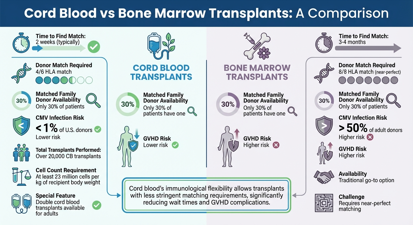 Cord Blood vs Bone Marrow Transplants: Key Differences and Advantages