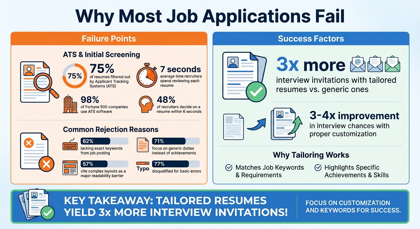 Why Job Applications Fail: Key Statistics and Success Rates