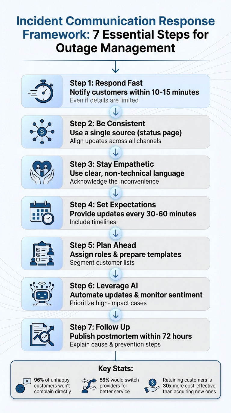 Incident Communication Response Framework: 7 Essential Steps for Outage Management