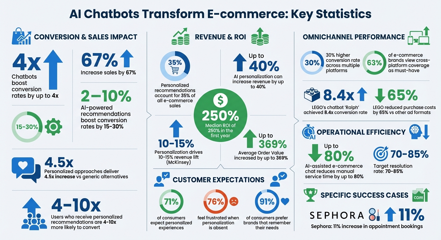 AI Chatbot Impact on E-commerce: Key Performance StatisticsHow AI Chatbots Personalize Product Recommendations