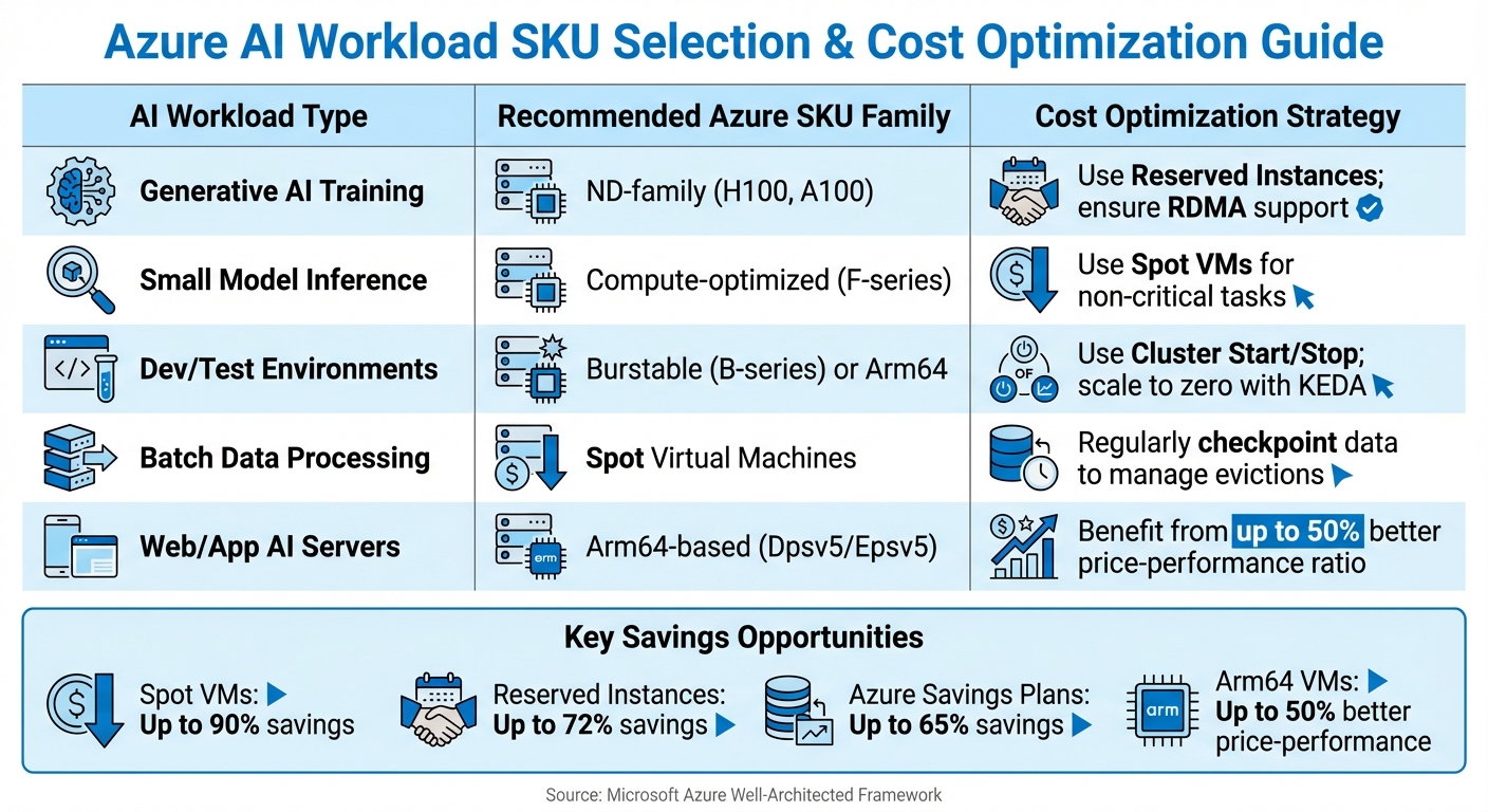 Azure AI Workload Optimization Guide: SKU Selection and Cost Strategies by Use Case