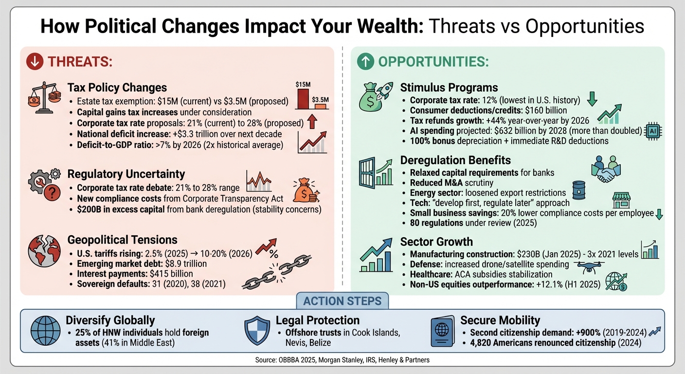 How Political Changes Impact Your Wealth: Threats vs Opportunities