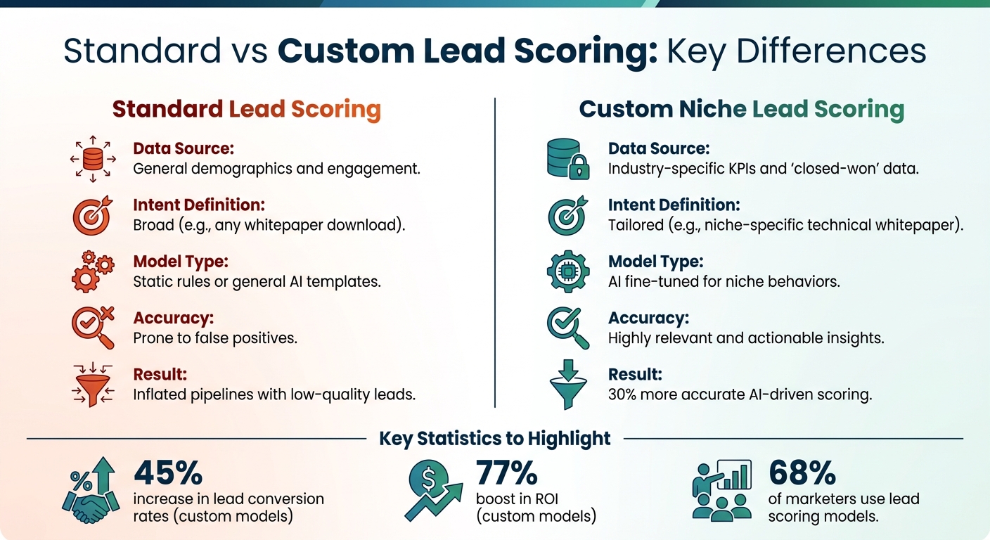 Standard vs Custom Lead Scoring Models Comparison