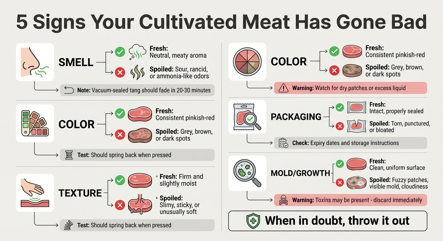 5 Signs Cultivated Meat Has Gone Bad: Visual Inspection Guide