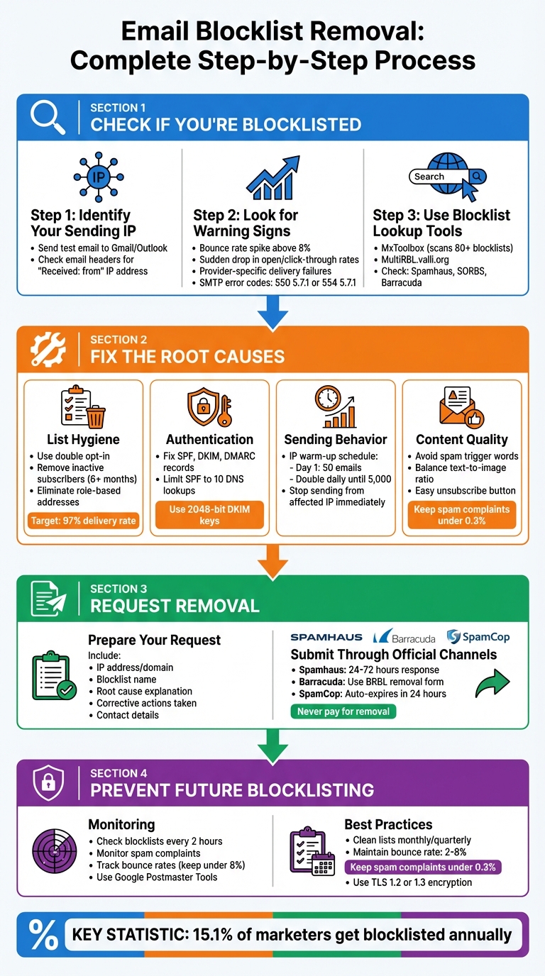 Email Blocklist Removal: Complete Step-by-Step Process