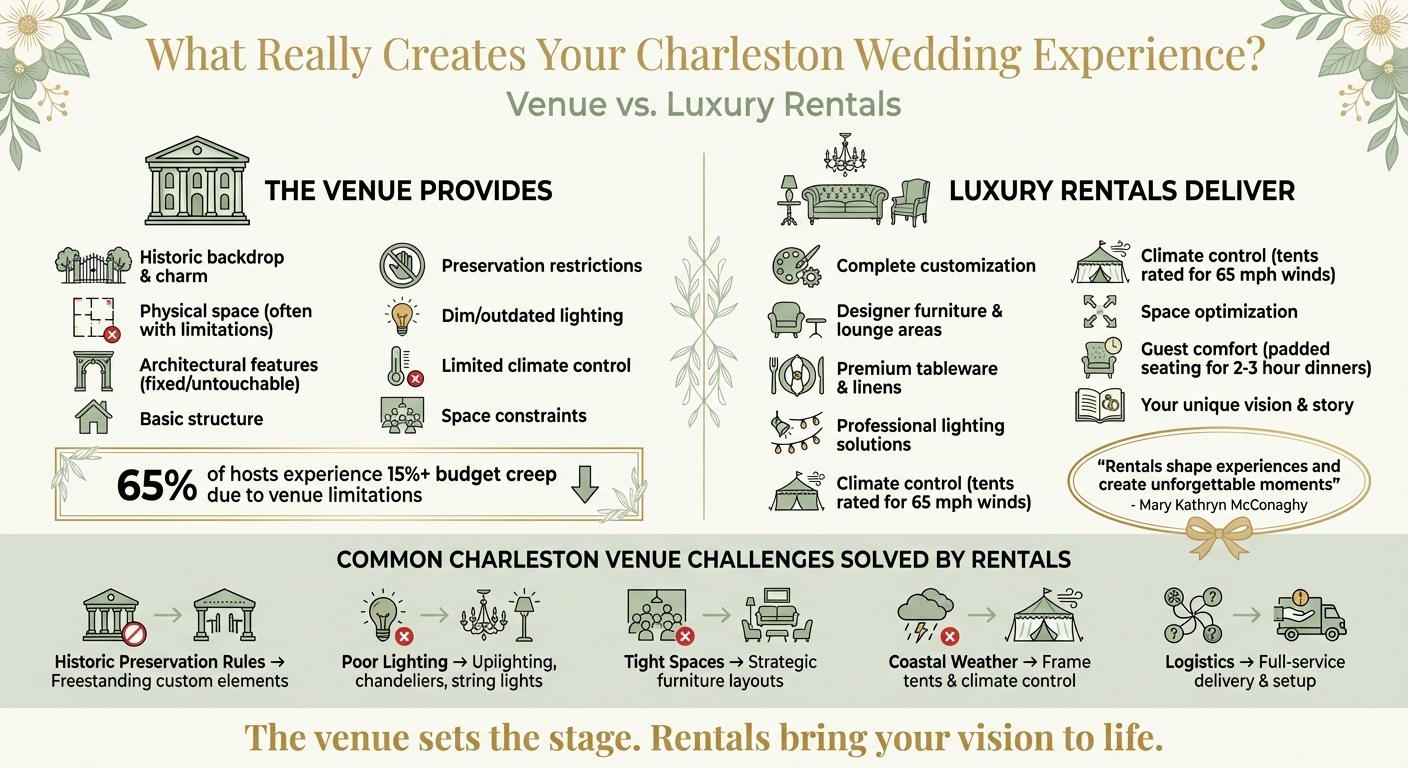 Charleston Wedding Venues vs Luxury Rentals Comparison Chart