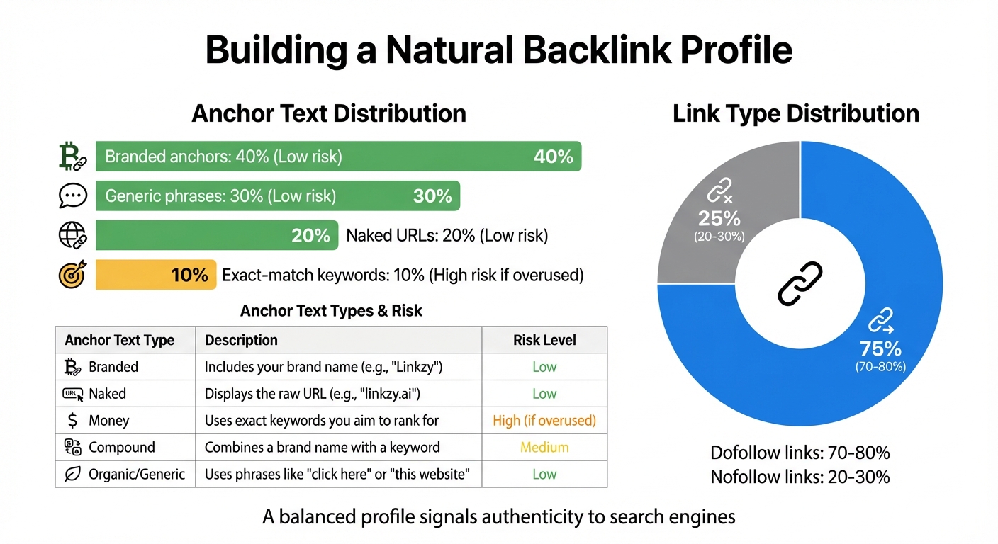 Natural Backlink Profile: Anchor Text and Link Type Distribution