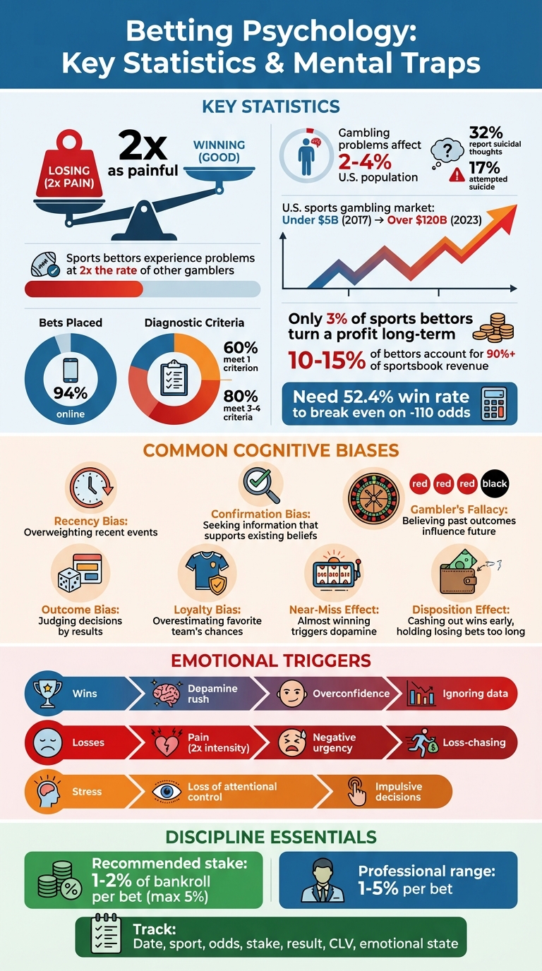 Betting Psychology Statistics and Key Mental Traps