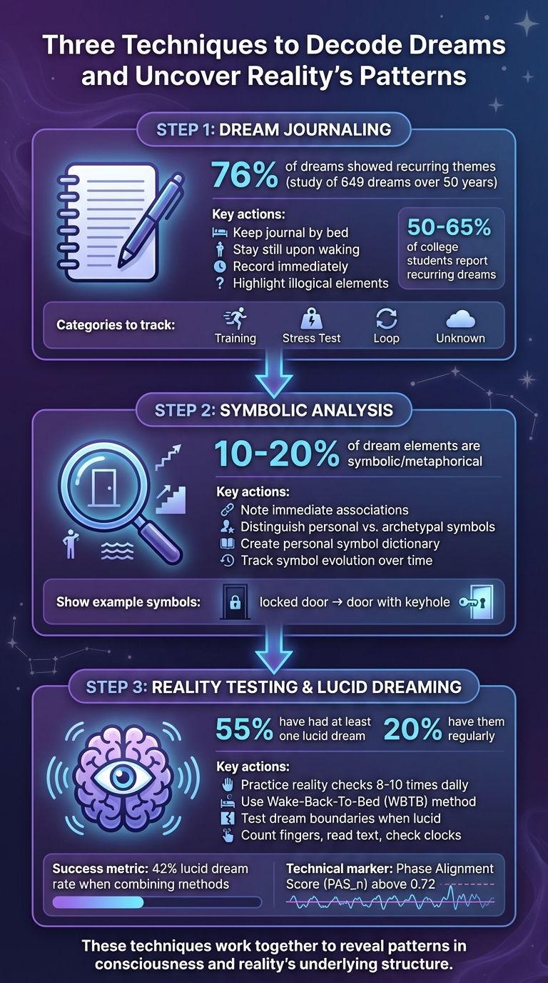 Three-Step Dream Exploration Technique Guide