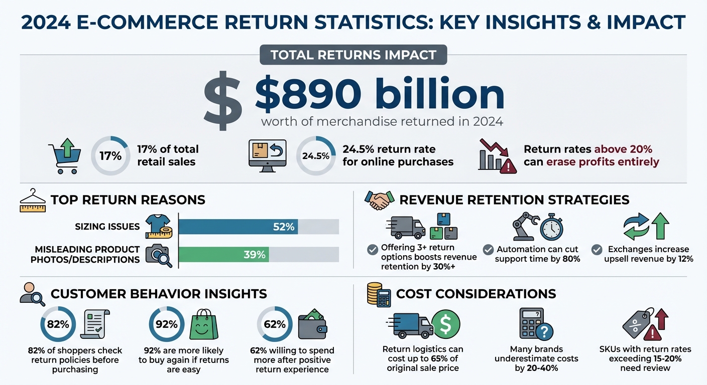 2024 E-commerce Return Statistics and Revenue Impact