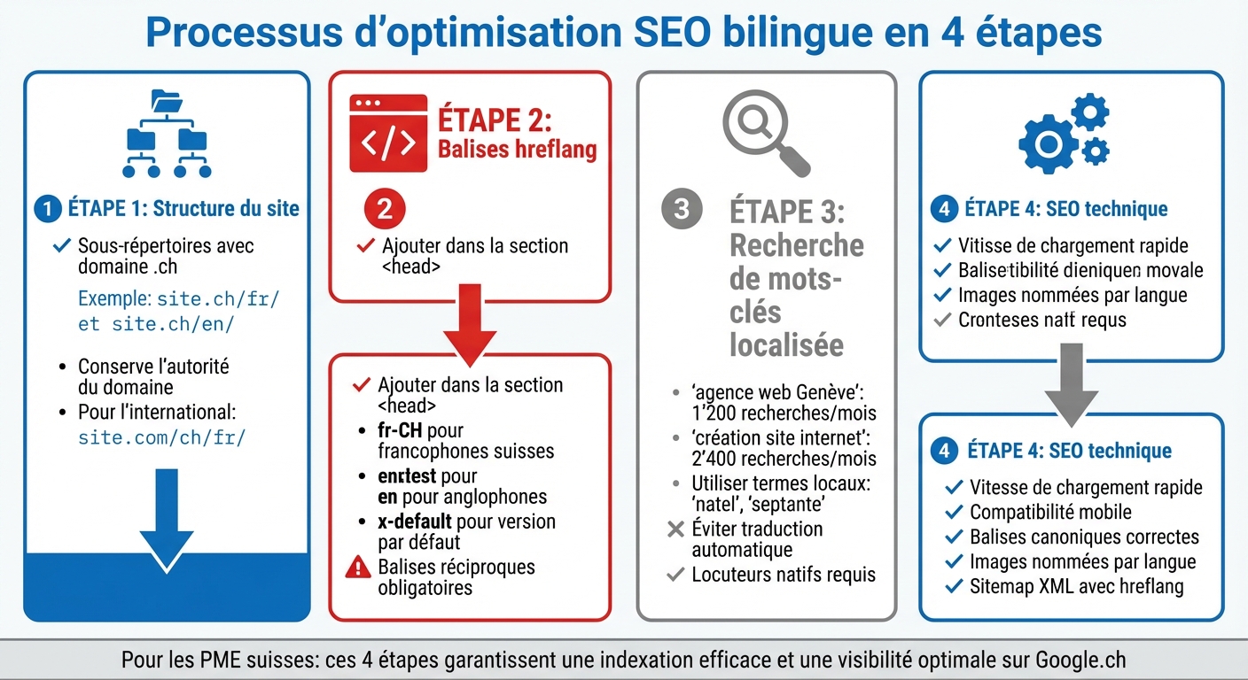 4 essential steps to optimize your bilingual FR/EN SEO in Switzerland