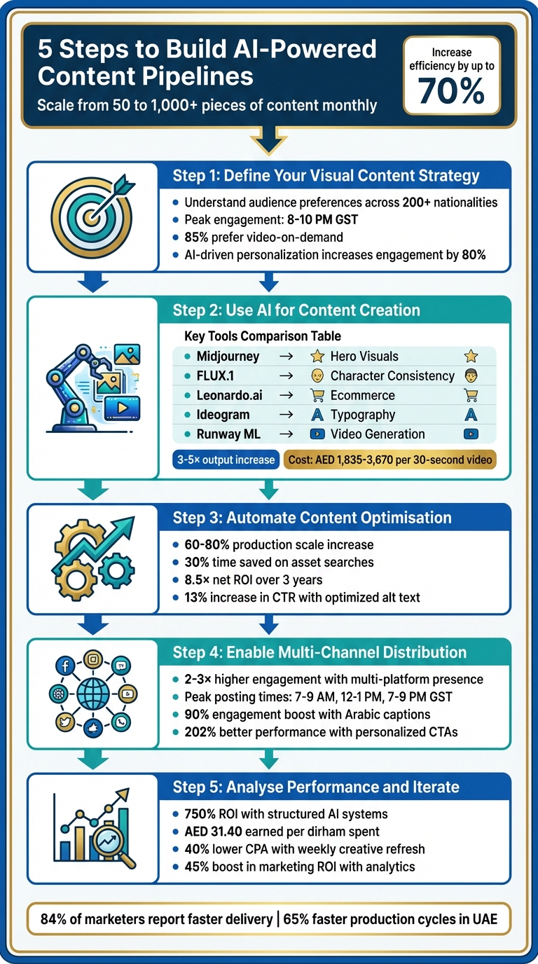 5 Steps to Build AI-Powered Content Pipelines for UAE Businesses