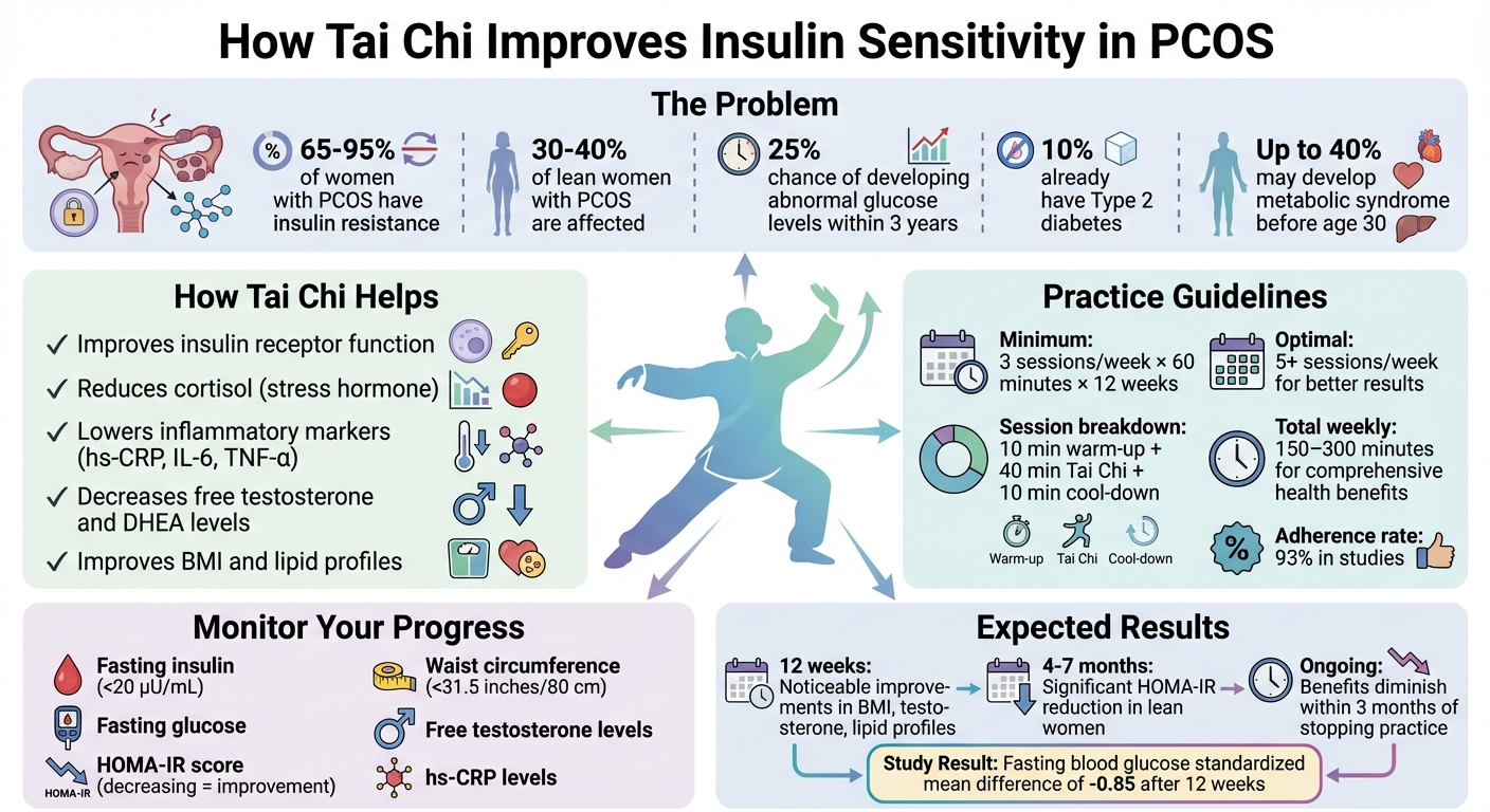 Tai Chi Benefits for PCOS and Insulin Resistance: Key Statistics and Recommended Practice
