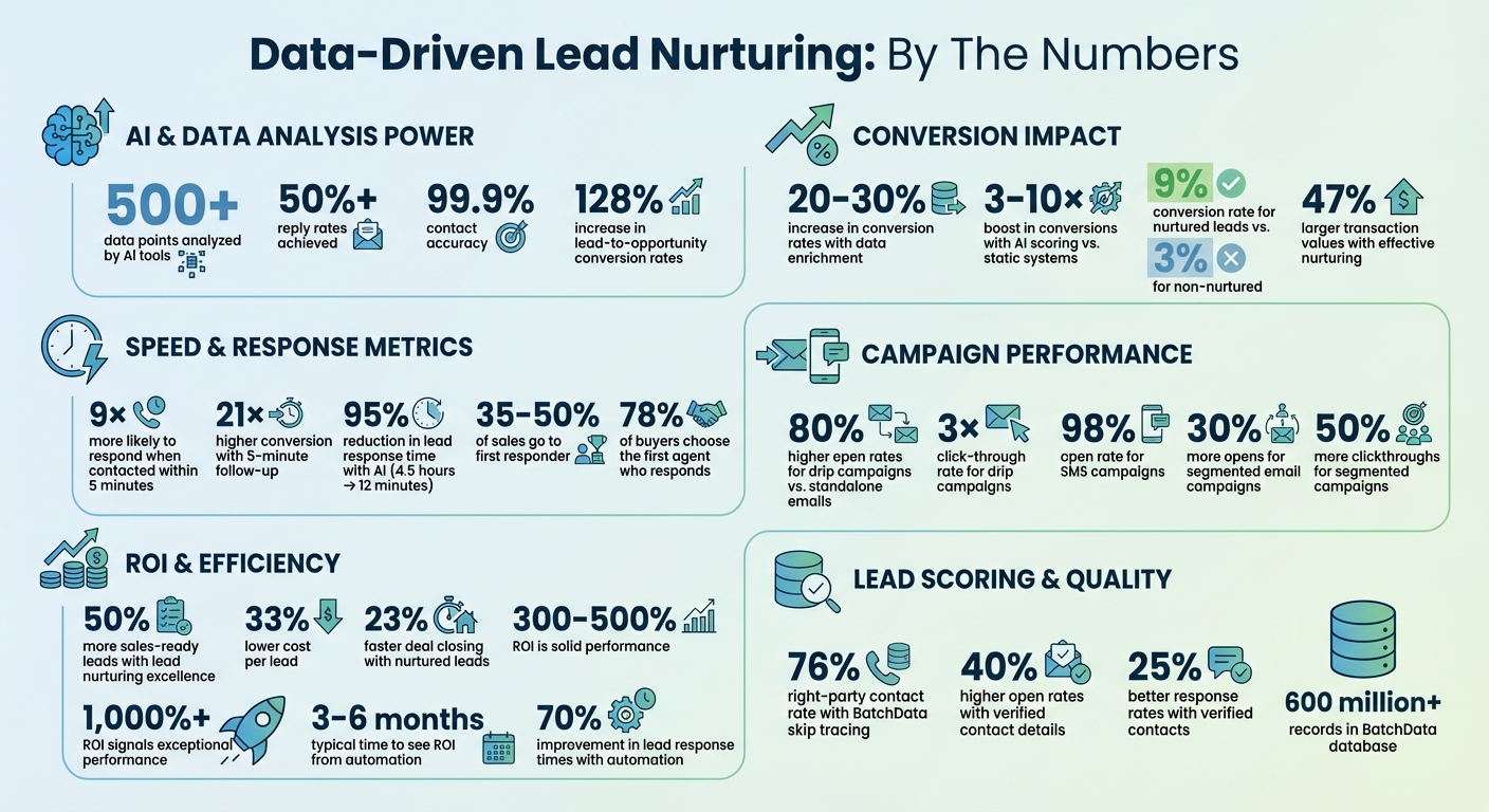 Data-Driven Lead Nurturing Statistics and ROI Metrics for Real Estate Agents