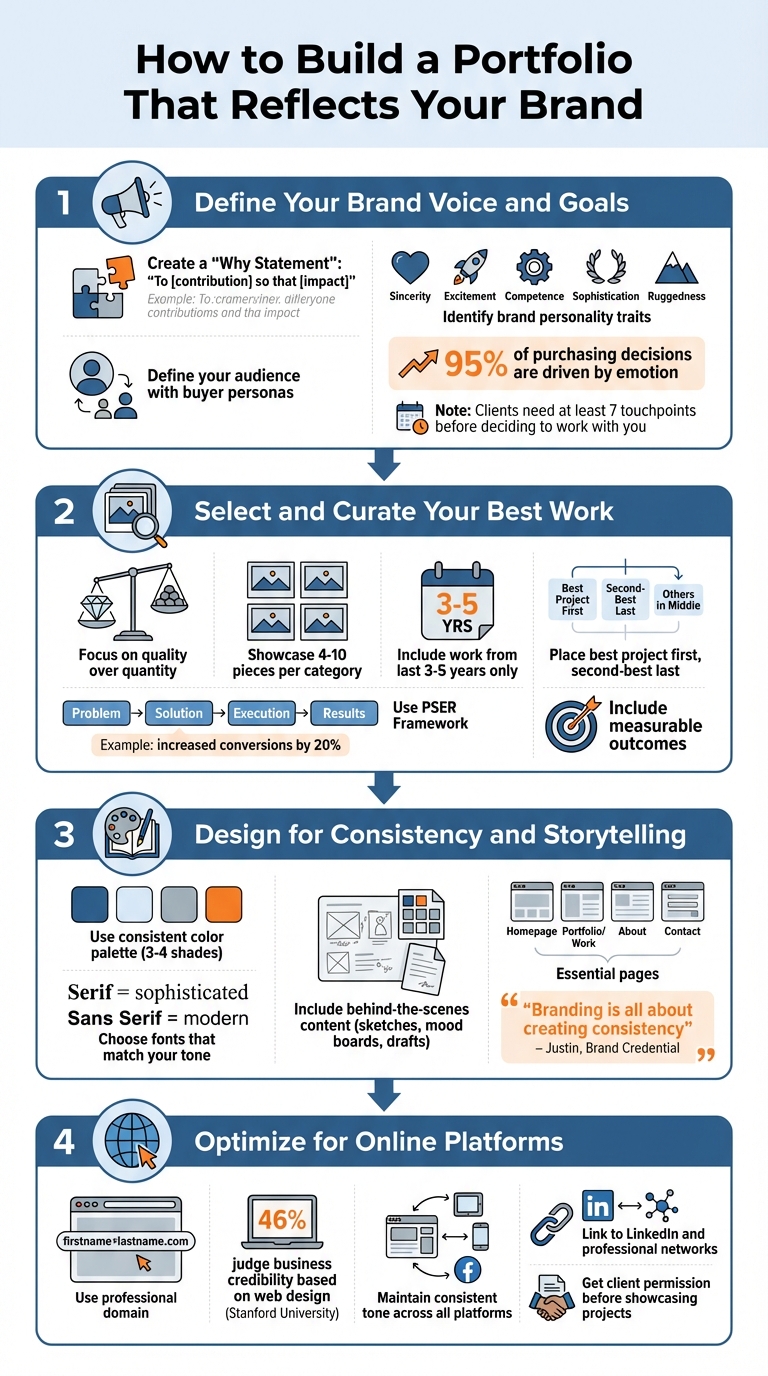 4-Step Guide to Building a Portfolio That Strengthens Your Personal Brand