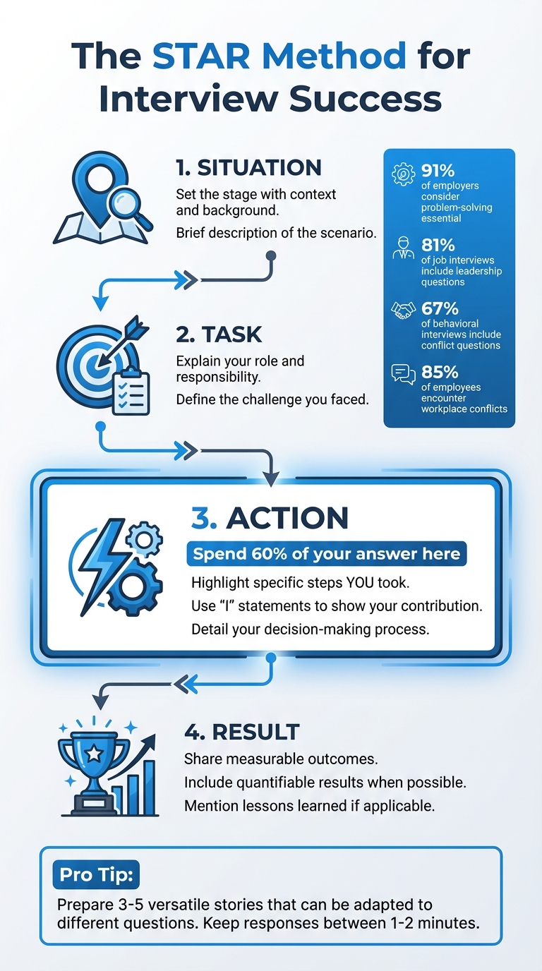 STAR Method Framework for Interview Responses