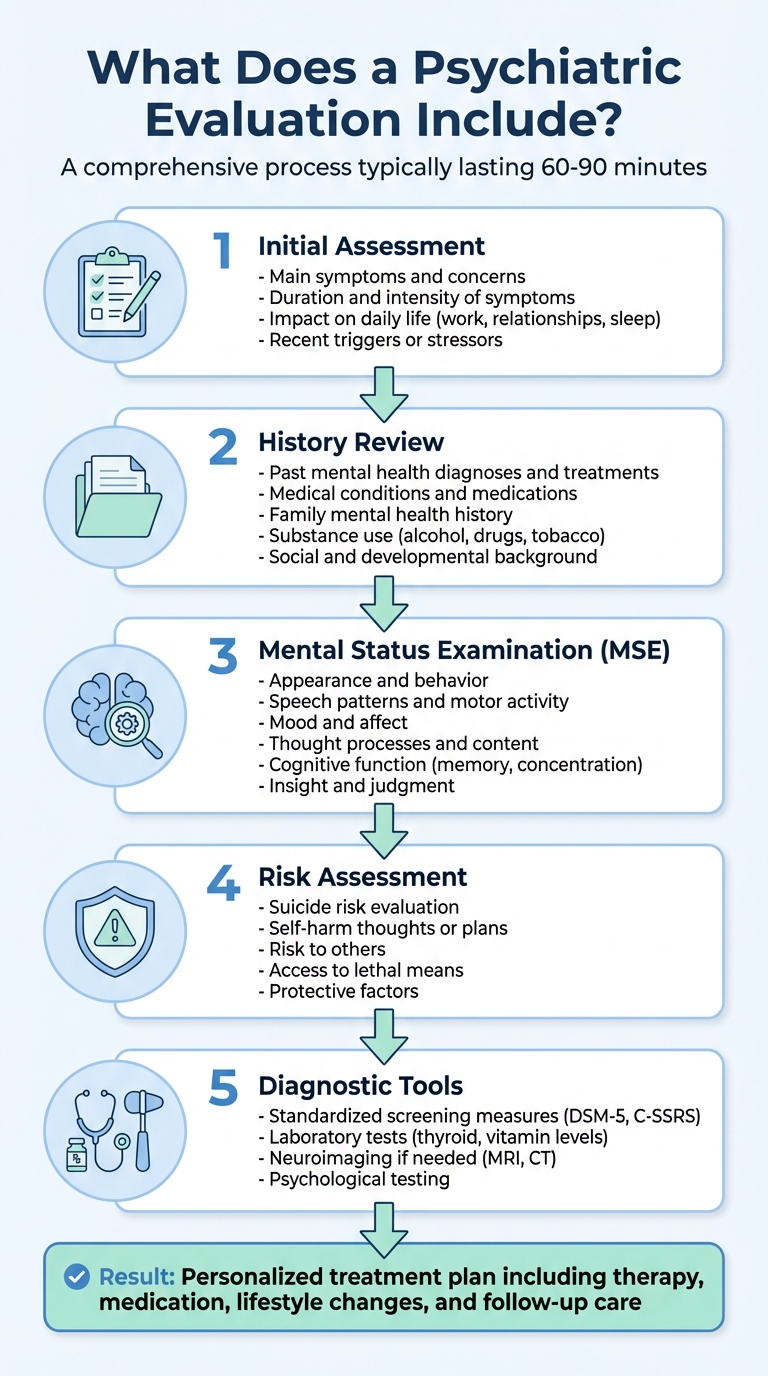 5 Main Components of a Psychiatric Evaluation Process