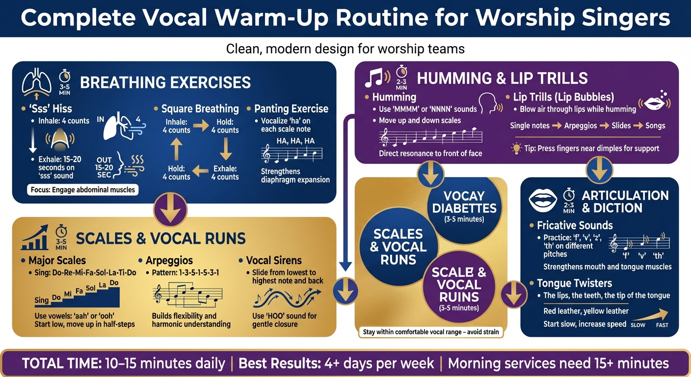 Complete Vocal Warm-Up Routine for Worship Singers