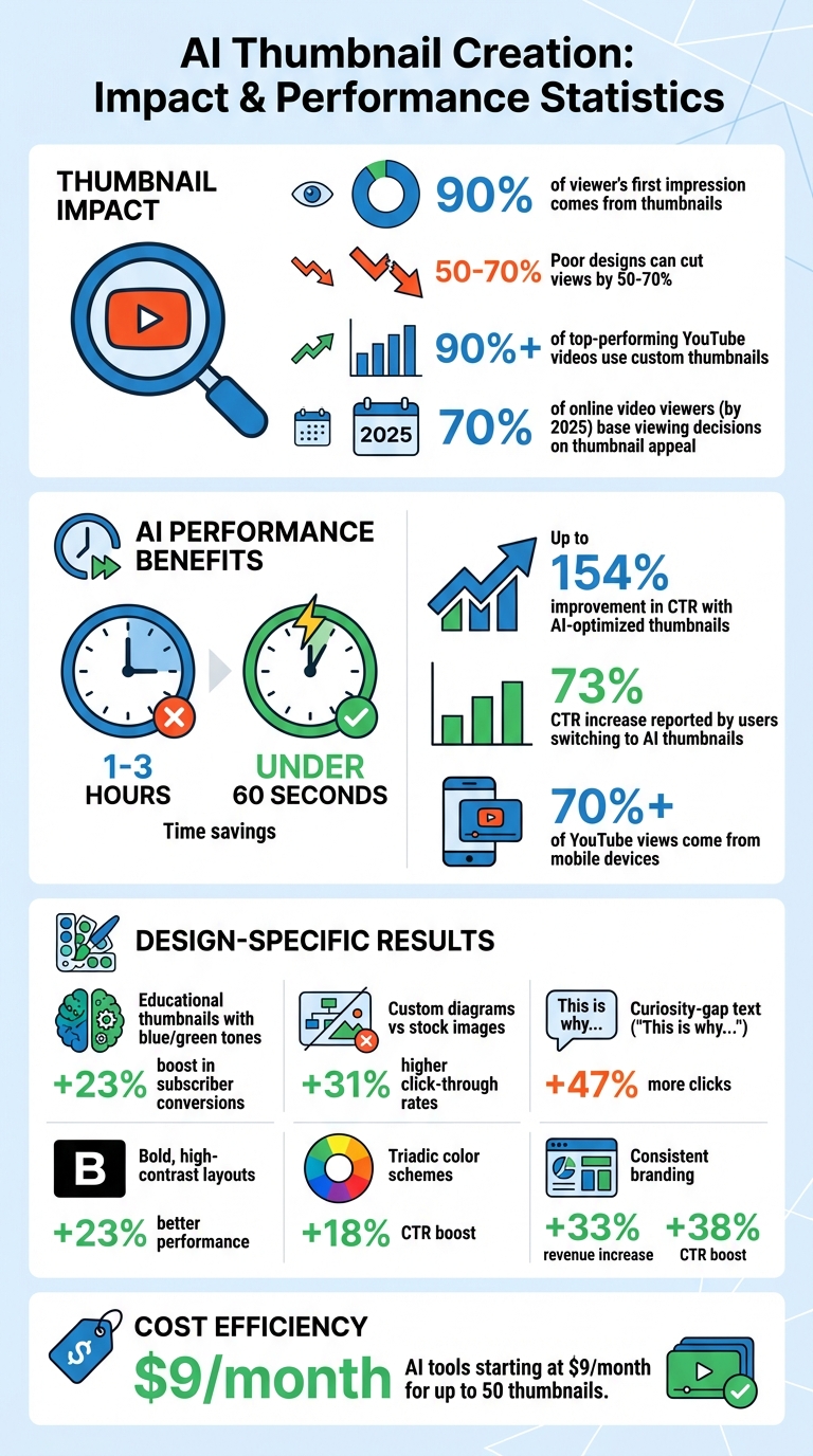AI Thumbnail Creation: Key Statistics and Performance Impact