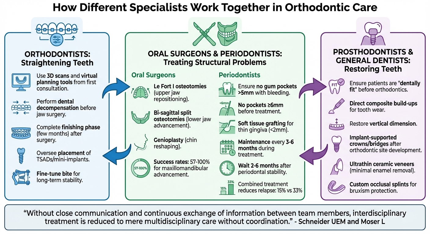 How Dental Specialists Collaborate in Multidisciplinary Orthodontic Care